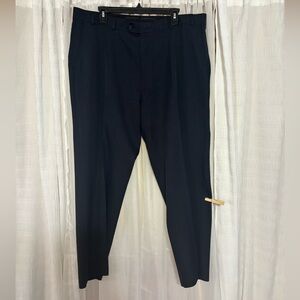 Stafford Blue Dress Pants Tapered Design